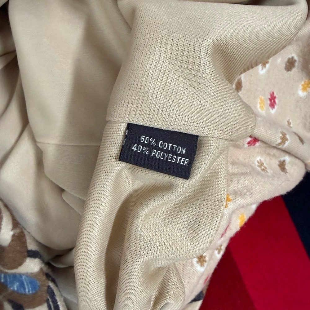 Patterned Beige Mini Dress - Picture 4 of 6